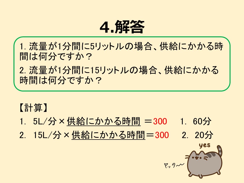 例題の解答