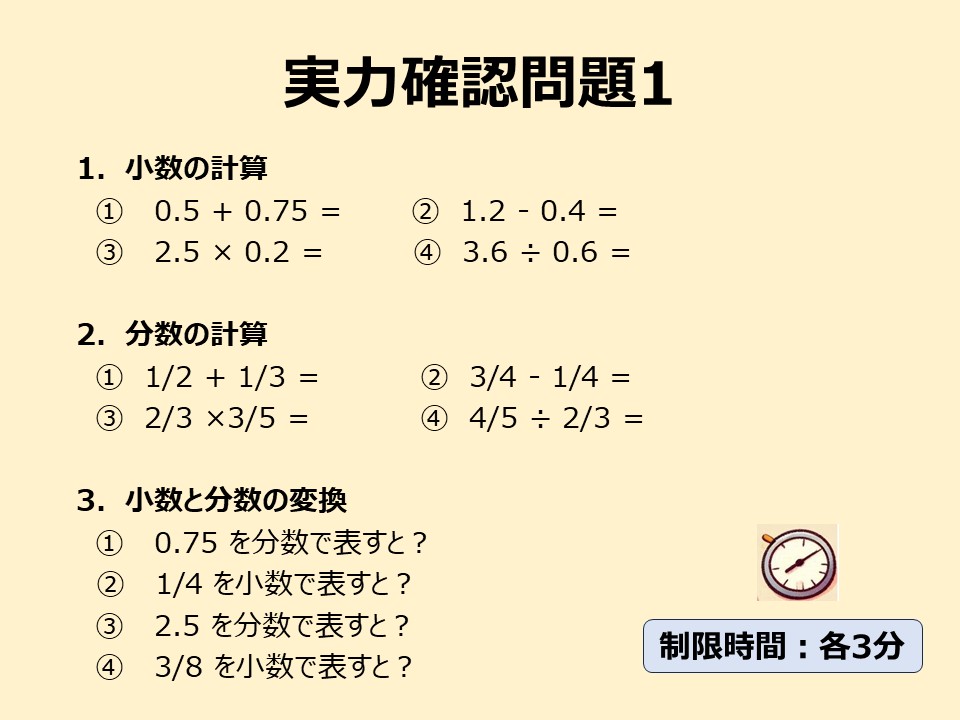 実力確認問題1