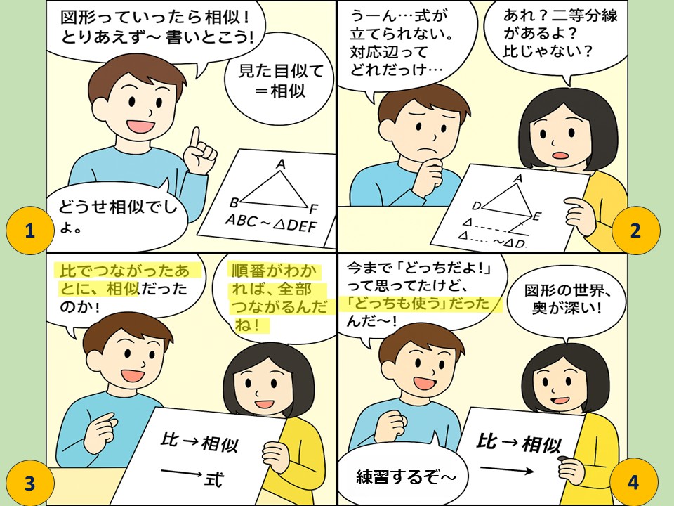 ４コマ漫画：結局どっち？

